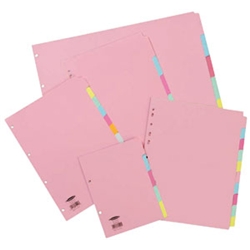 Concord Subject Dividers 5-Part Foolscap [Pack